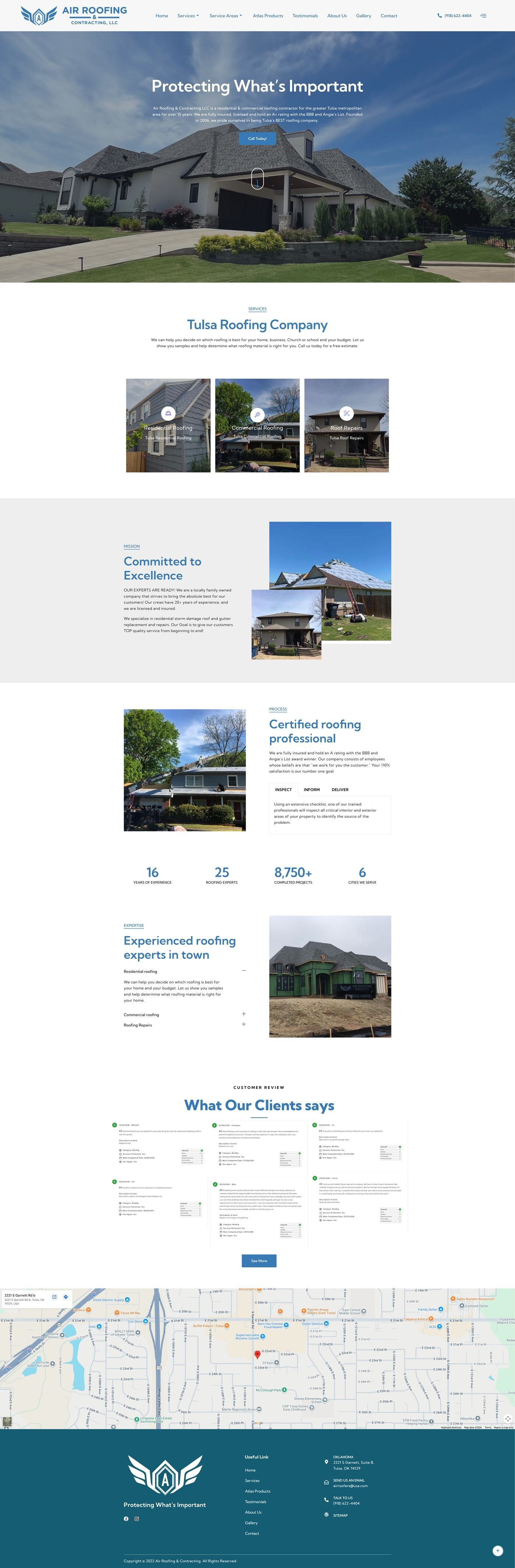 Air Roofing & Contracting LLC — desktop