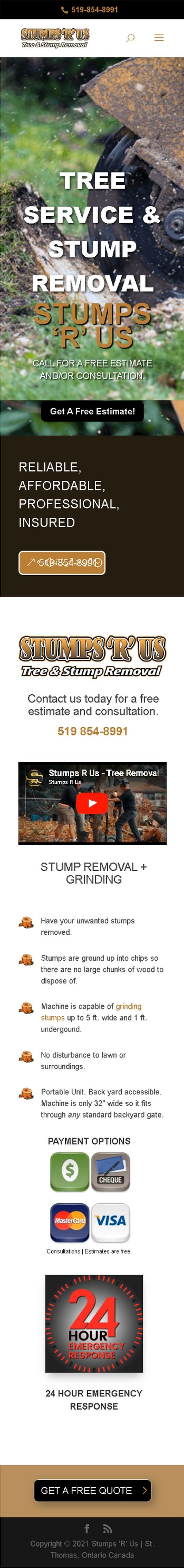 Stumps ‘R’ Us — mobile