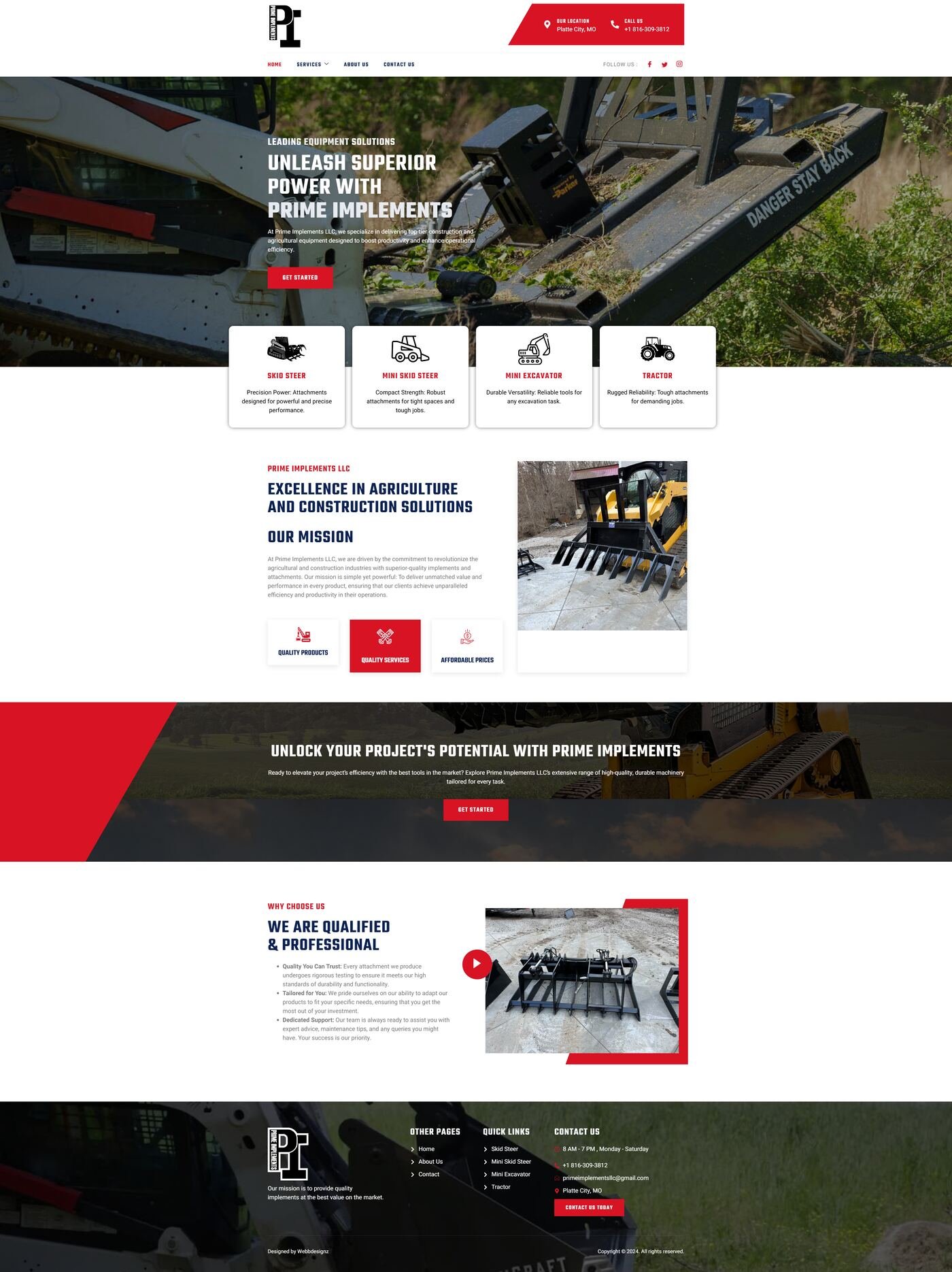 Prime Implements — desktop