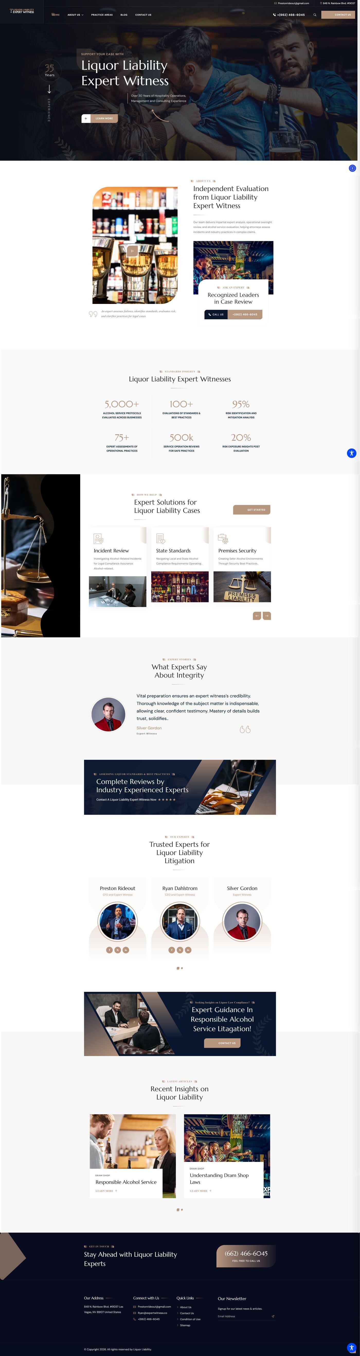 Liquor Liability Expert — desktop
