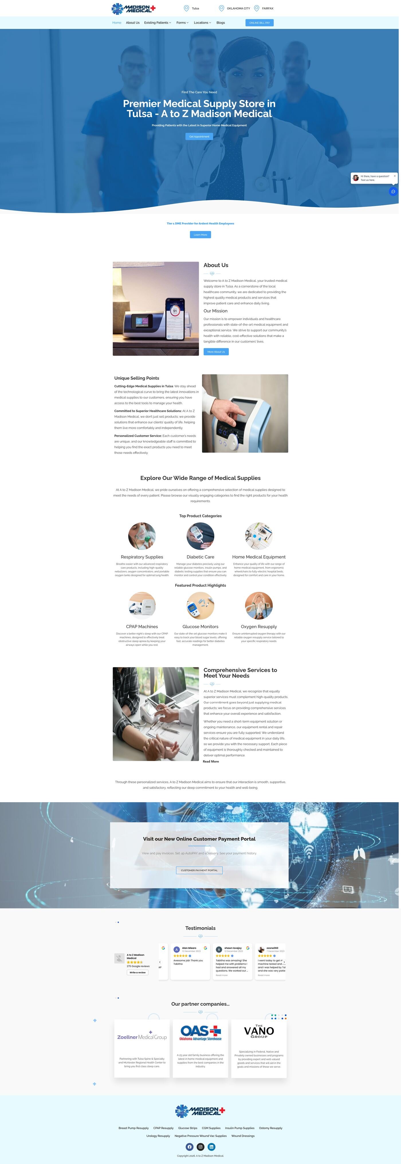 Madison Medical — desktop