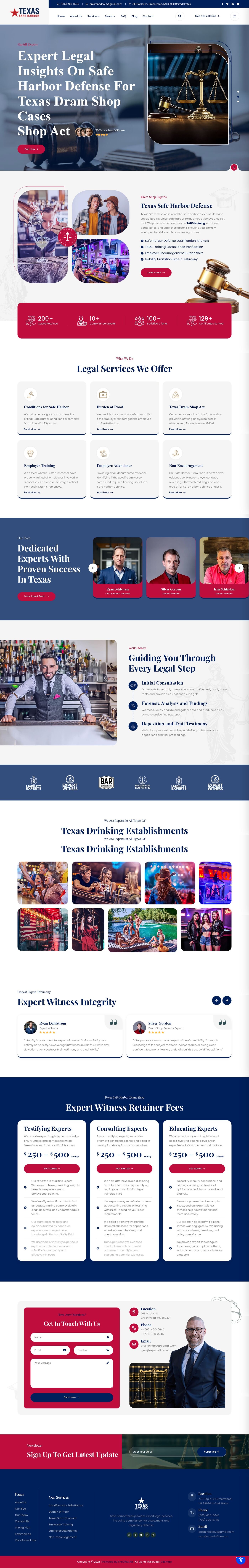 Safe Harbor Texas — desktop