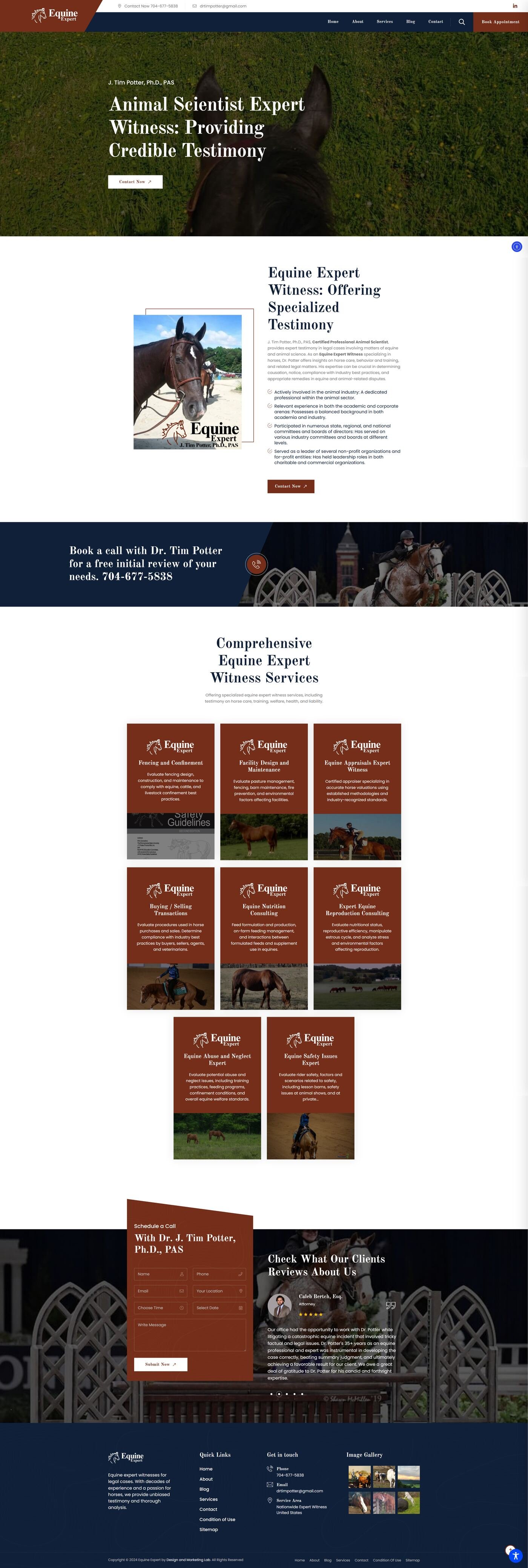 Equine Expert — desktop