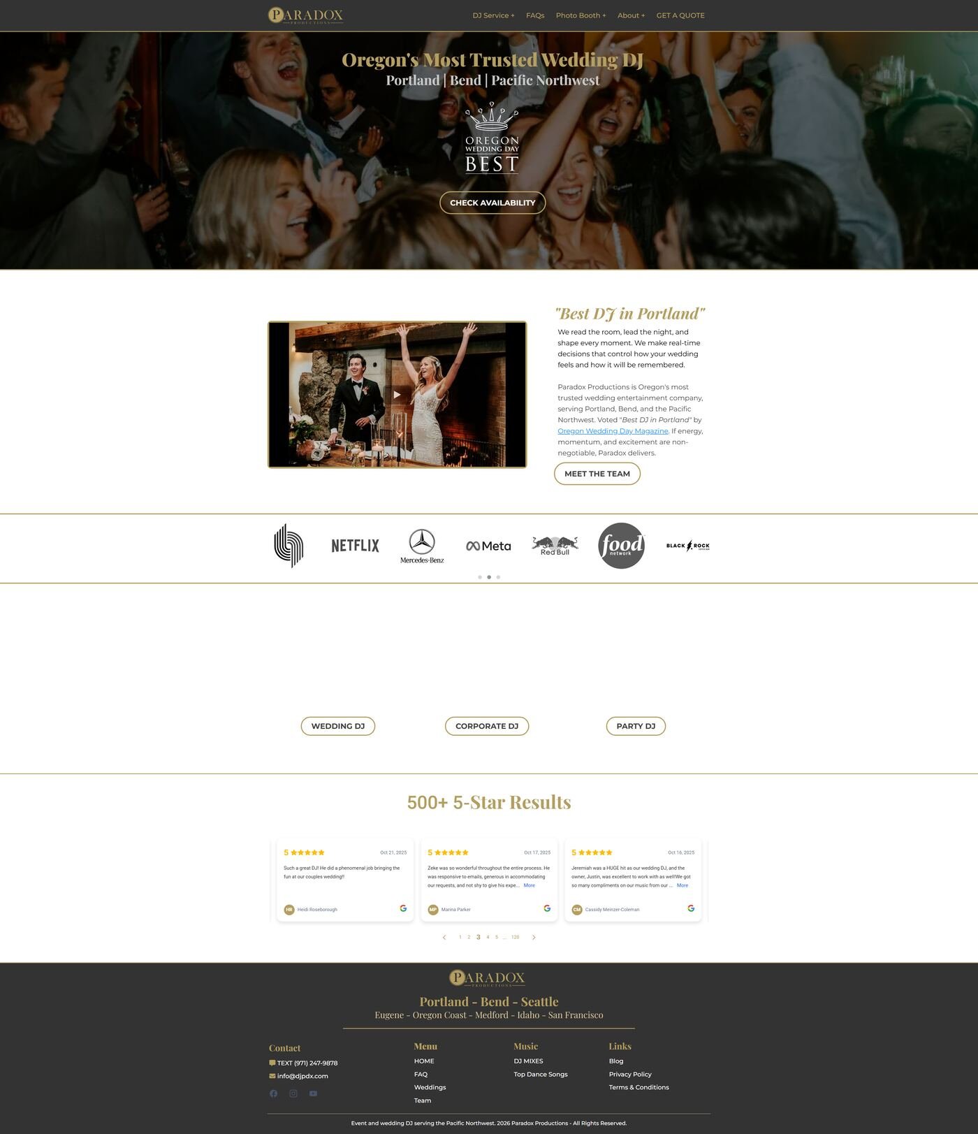 Paradox Productions — desktop