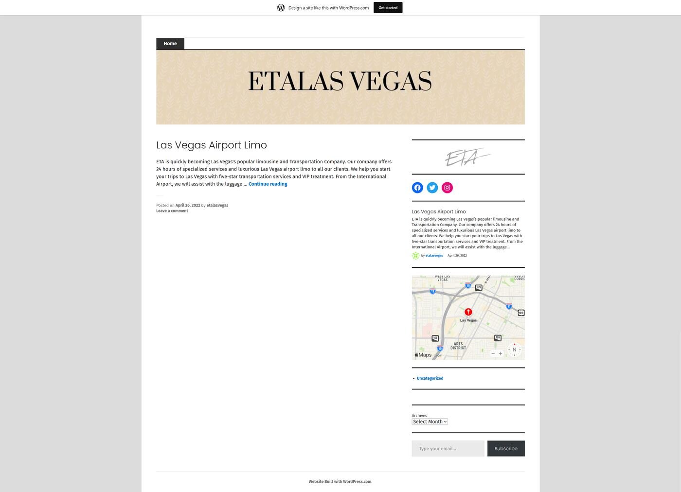 Etalas Vegas — desktop