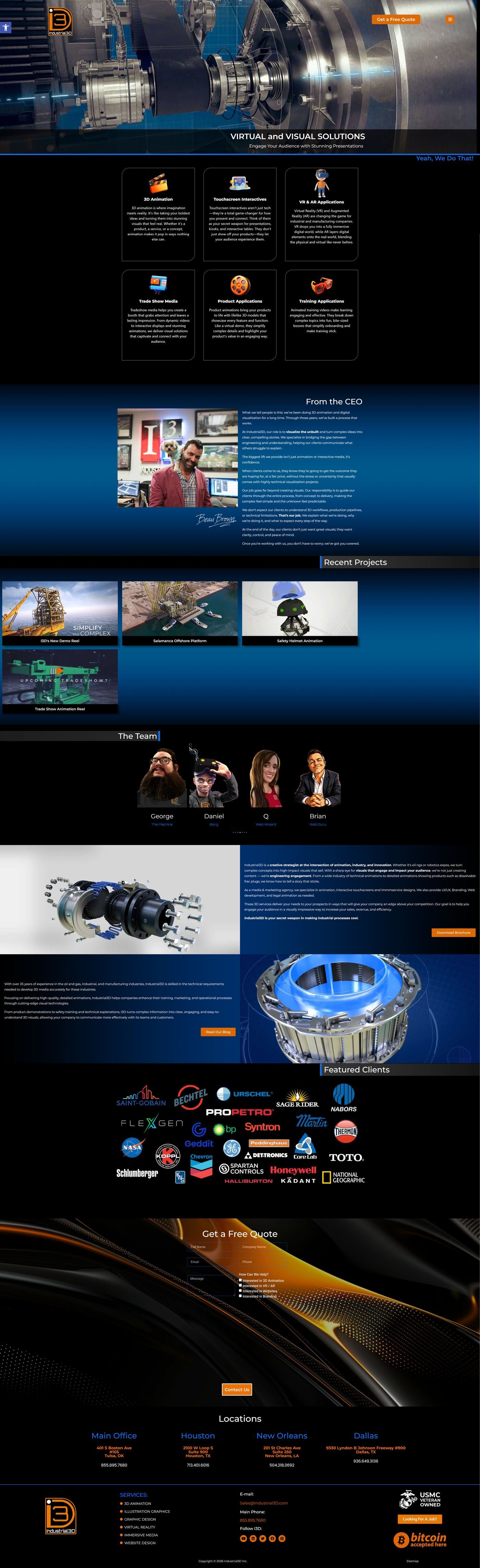 Industrial 3D — desktop