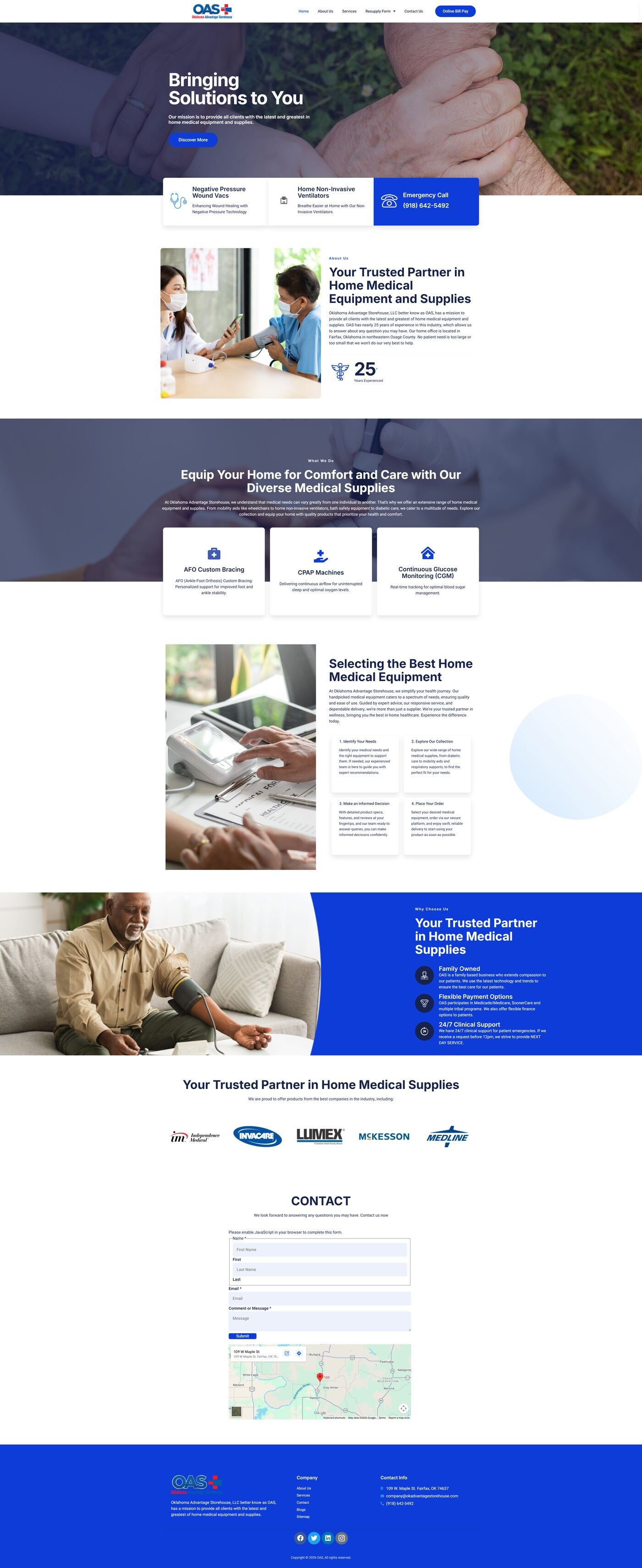 Oklahoma Advantage Storehouse — desktop