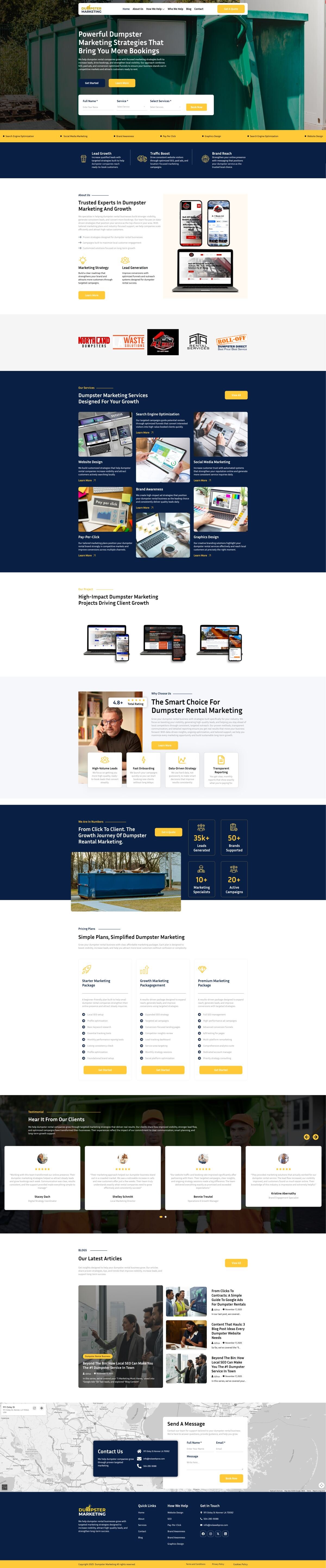 Dumpster Rental Marketing — desktop